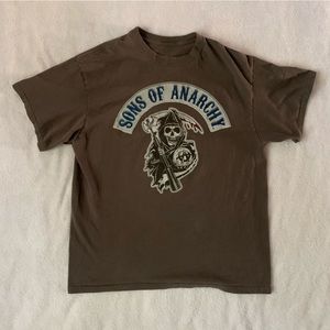 Sons Of Anarchy Gray XL Graphic Short Sleeve Tee